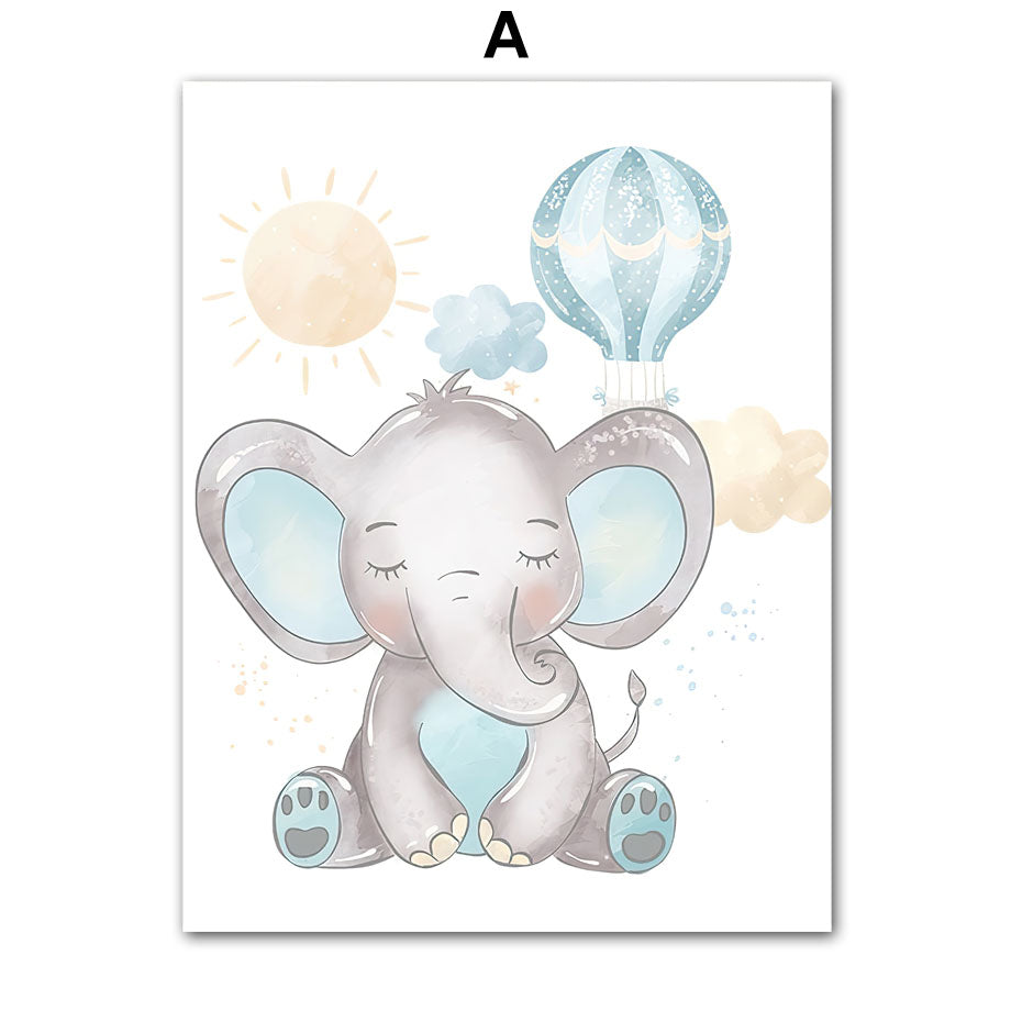 Affiche murale nordique Décoration de chambre pour bébé