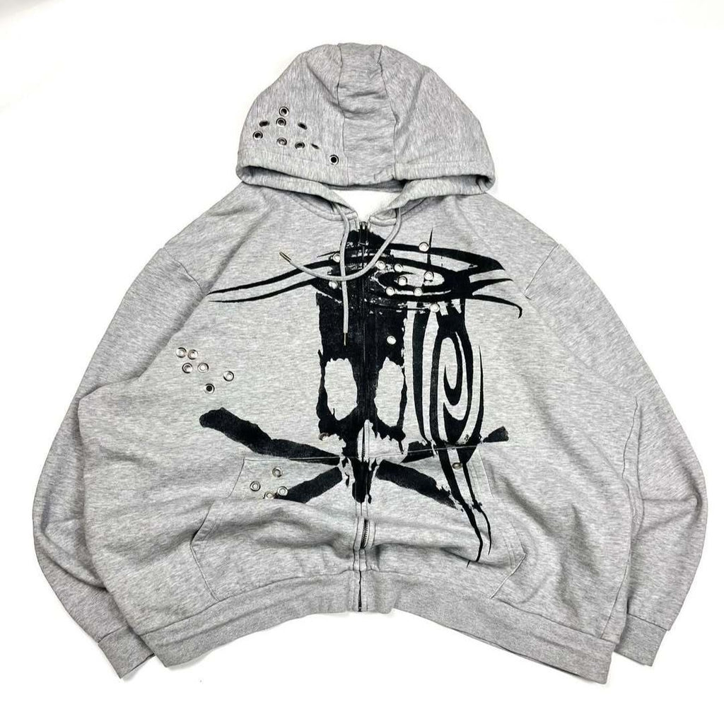 Veste à capuche punk sombre style Instagram-inspiration Hoodie