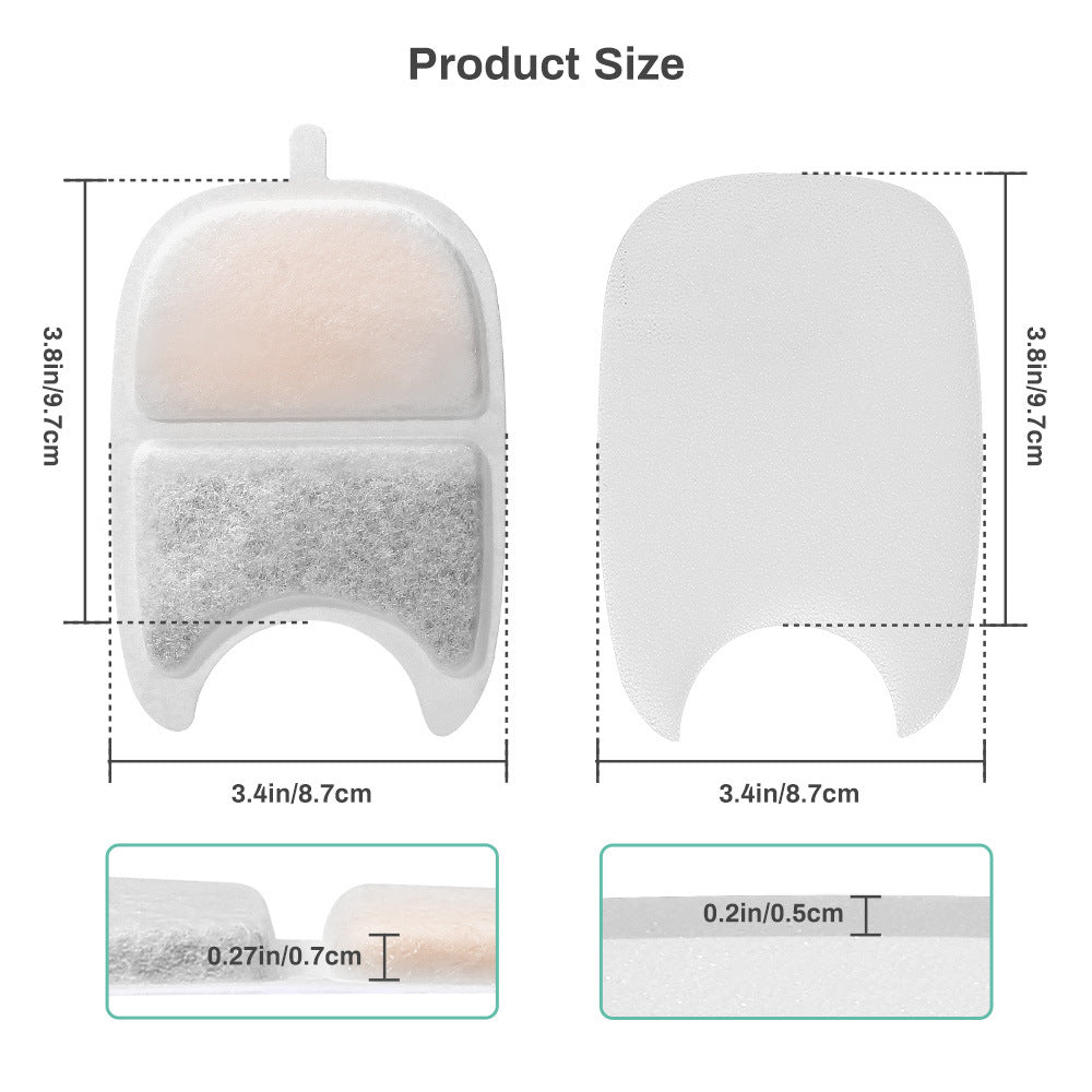 Ensemble de spatules de filtre de carbone activé pour le distributeur d'eau pour animaux de compagnie