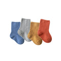 Bébé Style d'automne Chaussettes de jambe non étanches Couleur pure