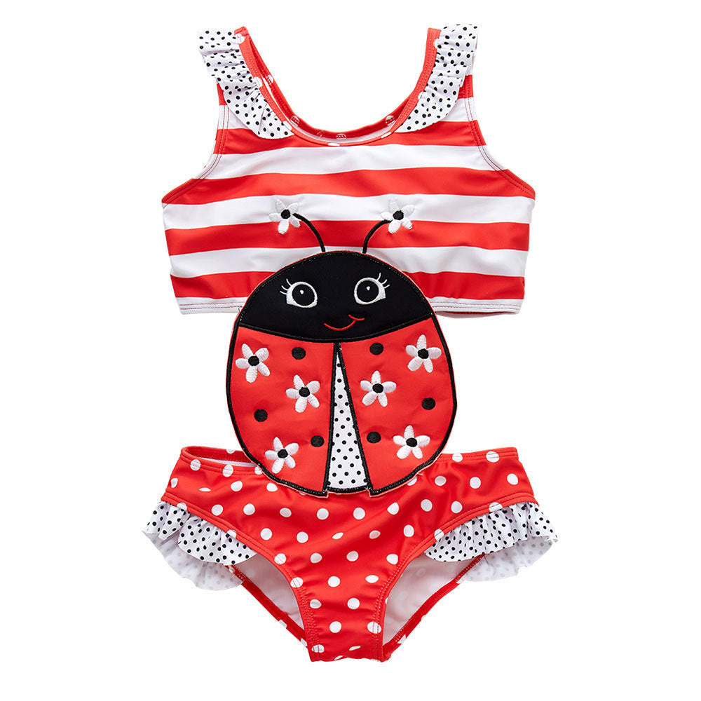 Bébé filles Maillot de bain Pastèque Maillot de bain Natation Plage Baignoire Bikini Mignon Été One-piec