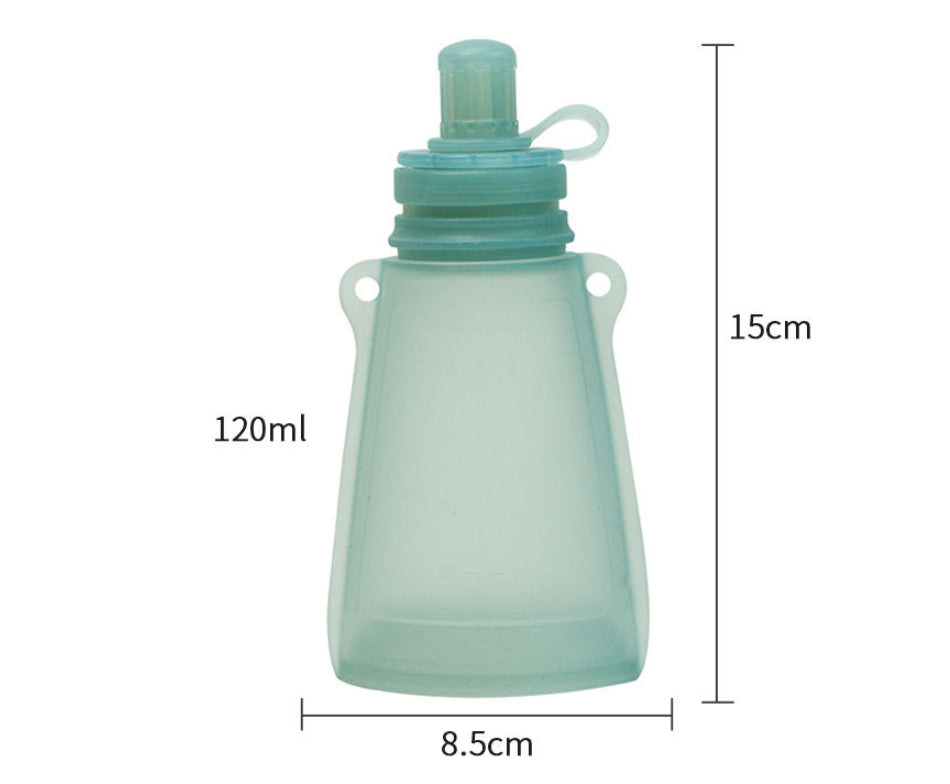 Sac de préservation du lait maternel en silicone domestique portable