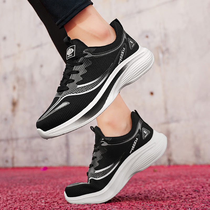 Été Hommes Fly Knit Mesh Papa Sneakers