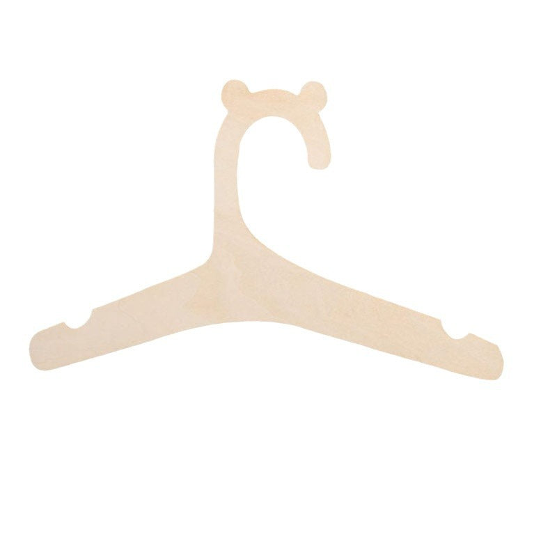 Ours en bois Enfants Enfants Vêtements de cintre Pantalons
