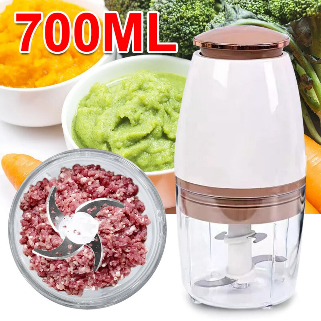 Mélangeur de fruits de viande à mélangeur de légumes électriques 700ML