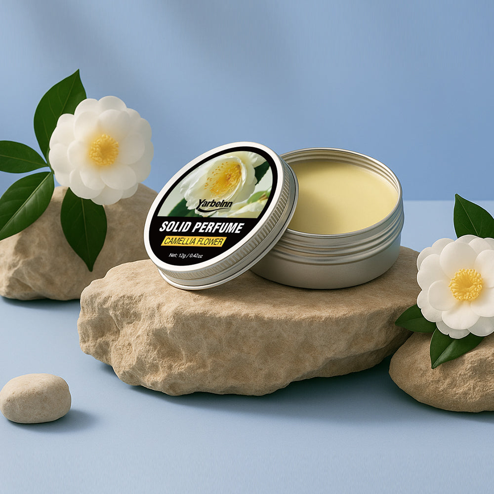 Baume parfumé solide longue durée de luxe pour les femmes