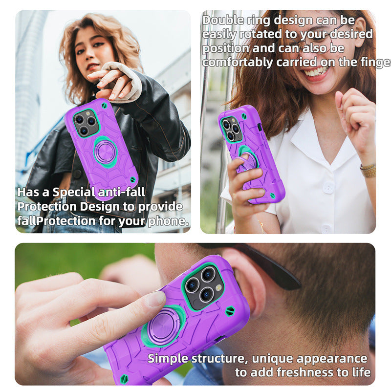 Cartoon Ring Stand All-in-One PC Protective Case