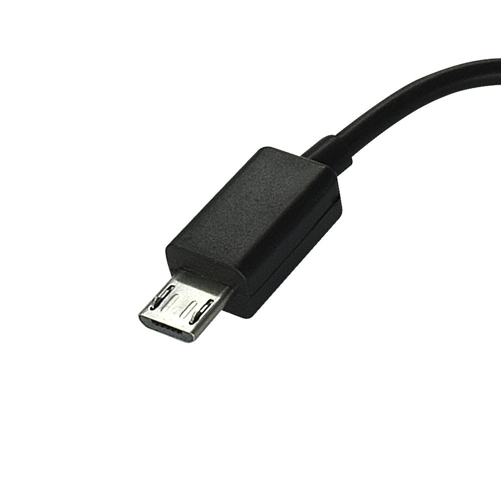 Téléphone mobile connecté au connecteur USB Keyboard Mouse