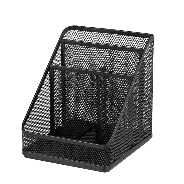 Mesh Medium Desktop Organizer Noir