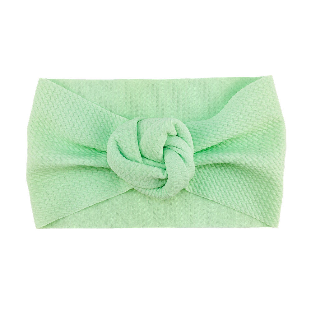 Bébé Twill Bubble Rose fleur bandeau Instagram style enfants accessoires de cheveux