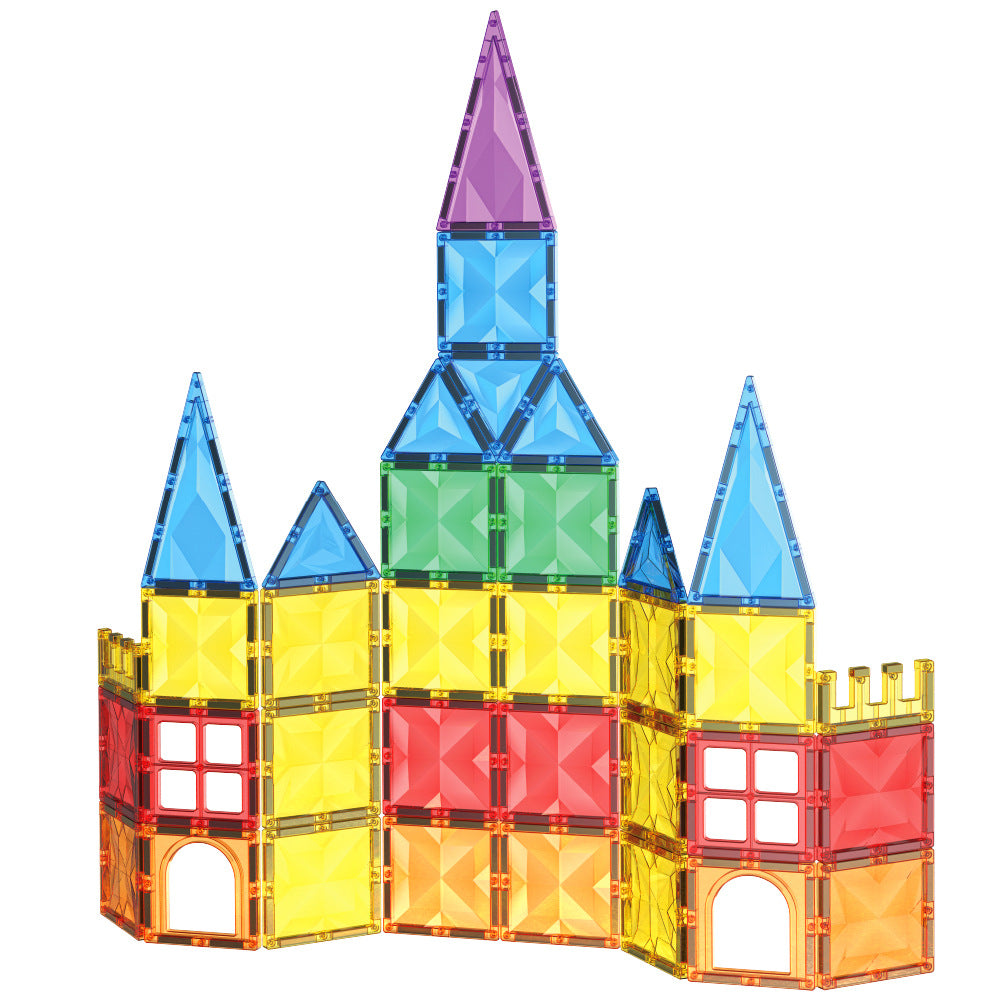 Jouet d'assemblage de blocs magnétiques pour enfants