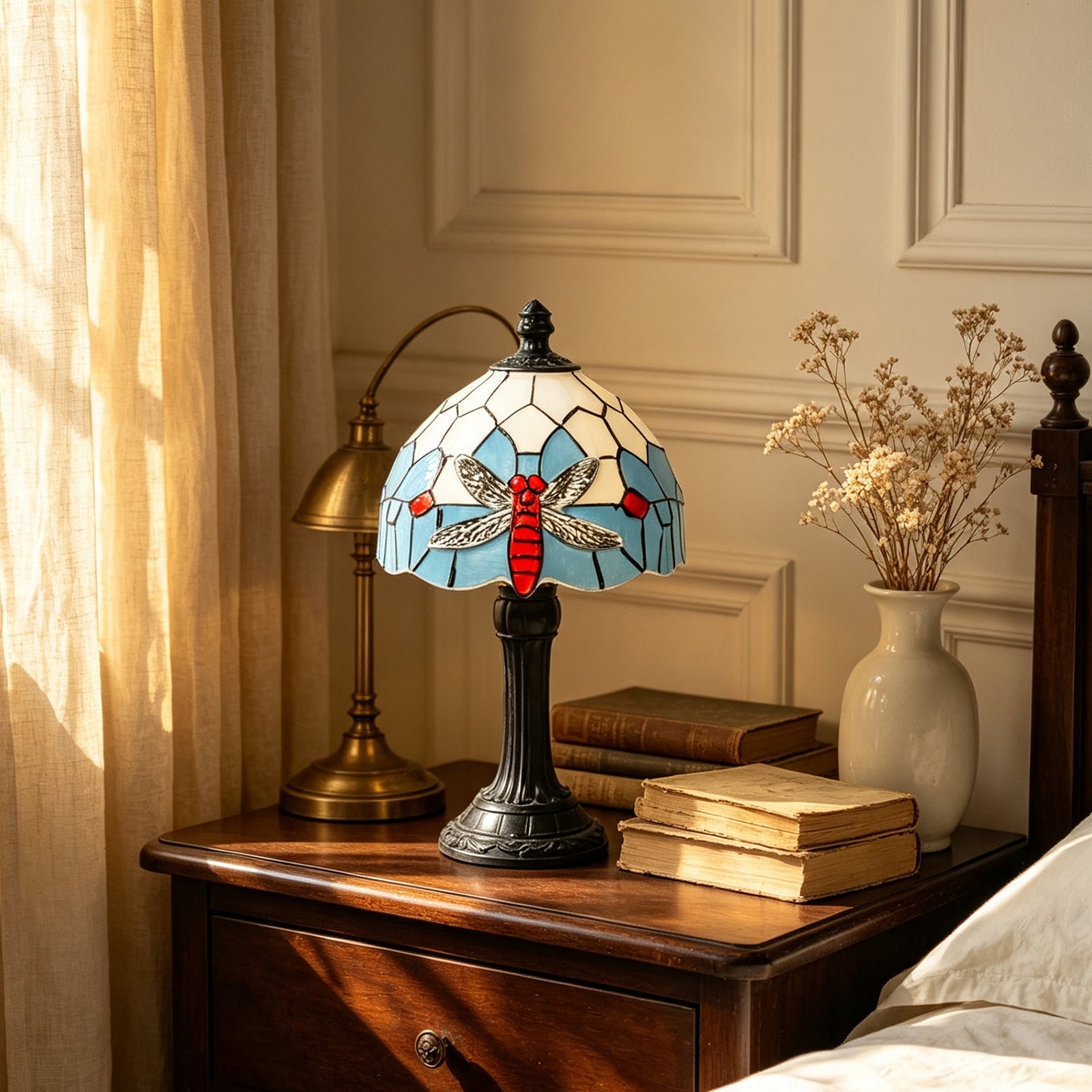 Lampe de table en résine rétro de style européen