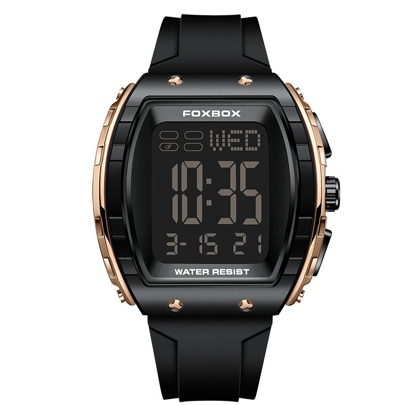 Multifunctional Men's Electronic Digital Watch for Students