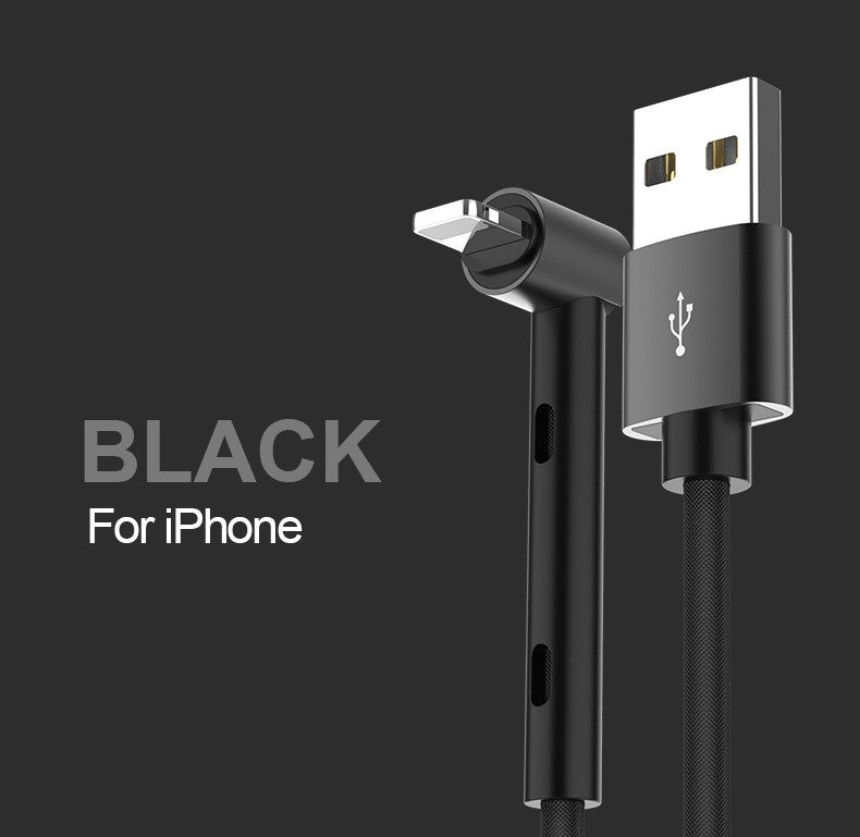 Câble de recharge pour téléphone portable créatif