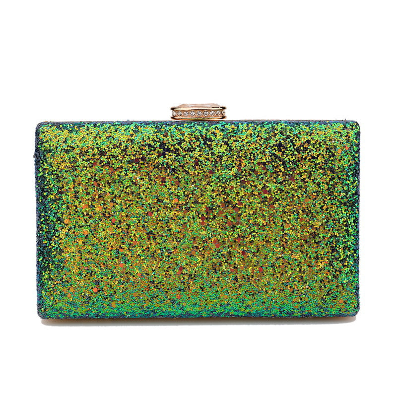 Sac d'embrayage pour dames à paillettes