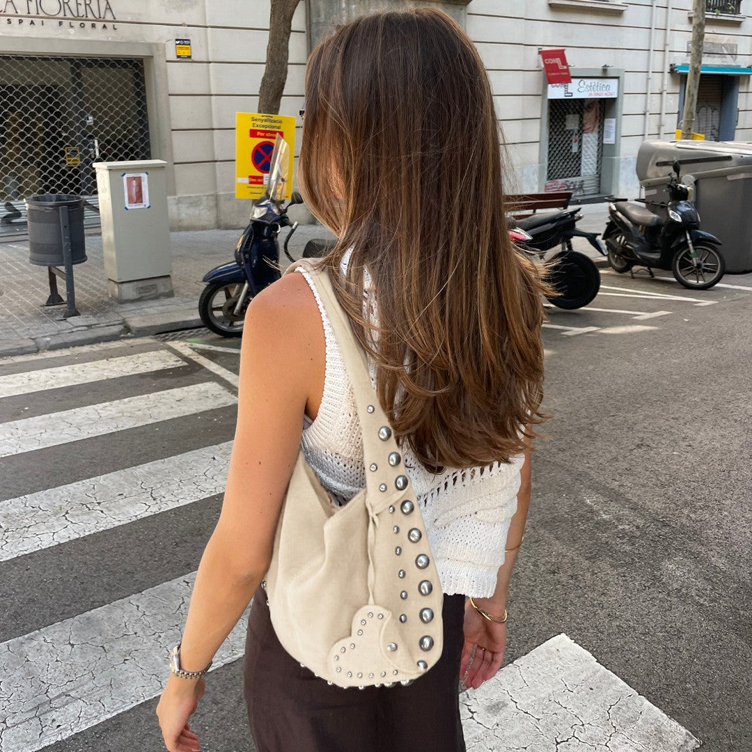 Casual Retro Matte-finish Fashionable fourre-tout sous bras sac