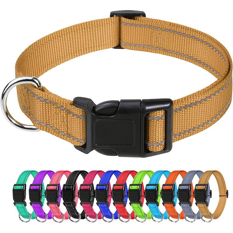 Bases Collier de chien en polyester réfléchissant