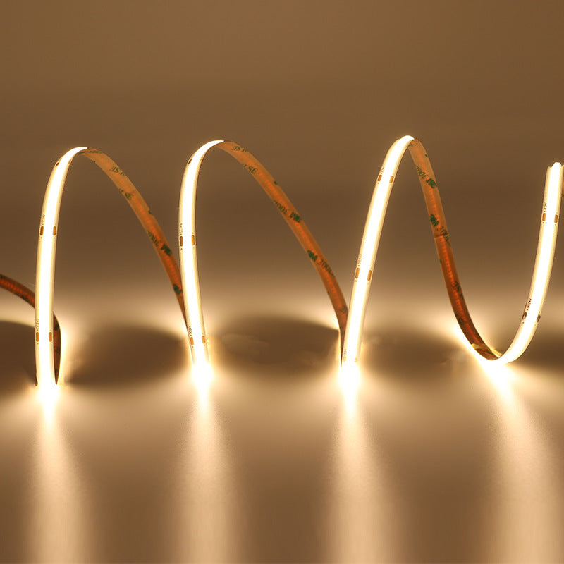 480 Couleur Température COB Light Strip Neon 24V Flexible Embedded