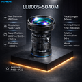 0,05X 50mm F4.0 Objectif de balayage de ligne 8K avec cercle d'image de 62mm pour machines industrielles Vision Ins