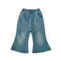 Bébés Style coréen Denim de couleur solide Jeans Versatile Pantalon enfant