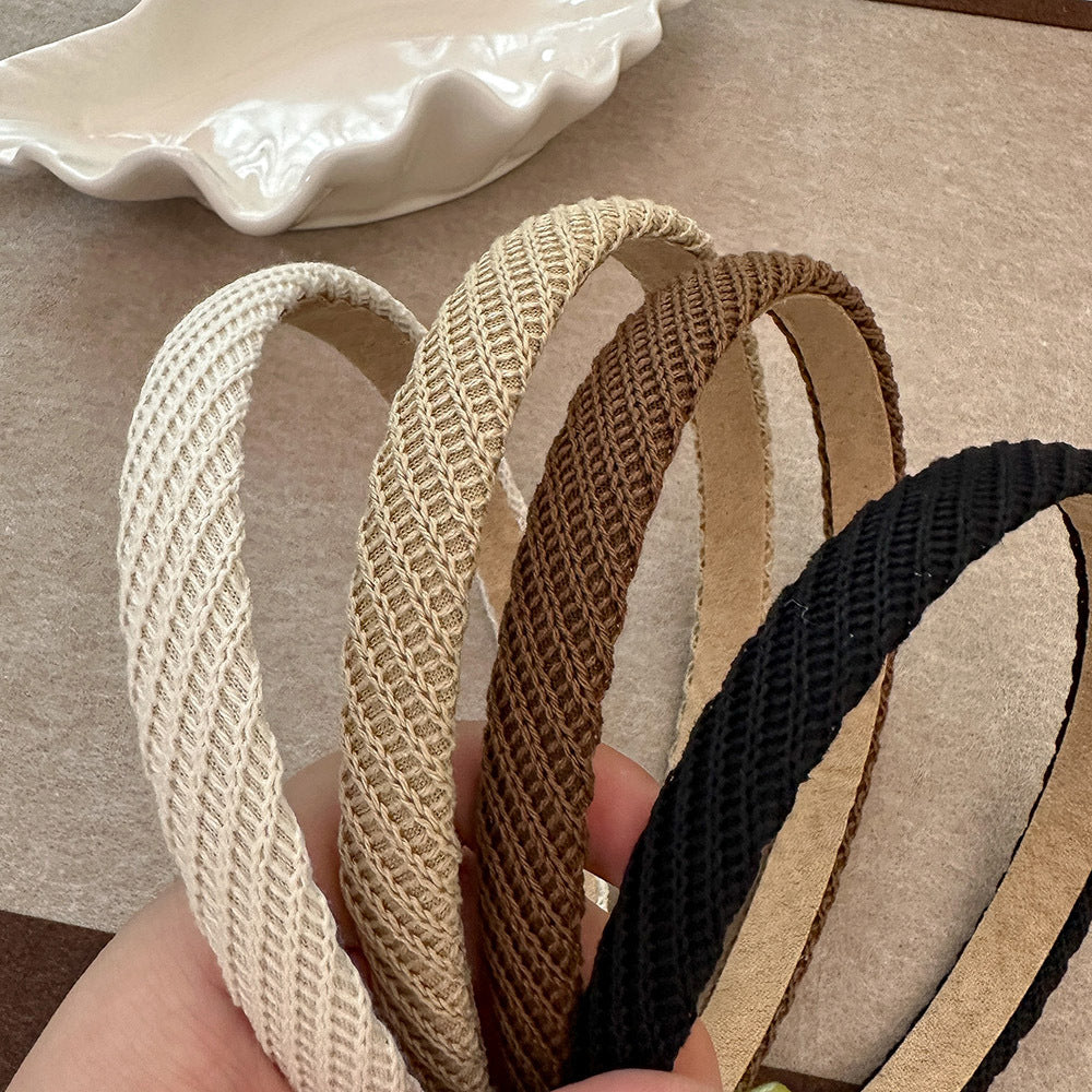 Tempérament sauvage doux et plus jeune Ceinture de coiffure Ornements