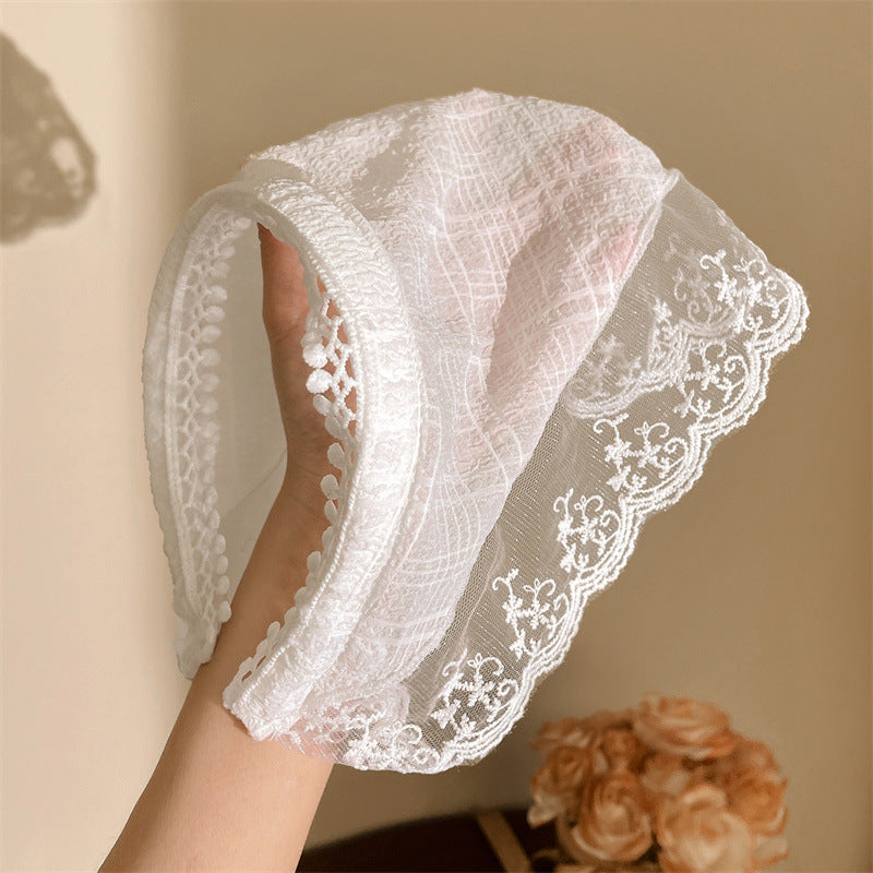 Baotou Kerchief Cap style pastoral Zhou également adresse avec les femmes du même genre