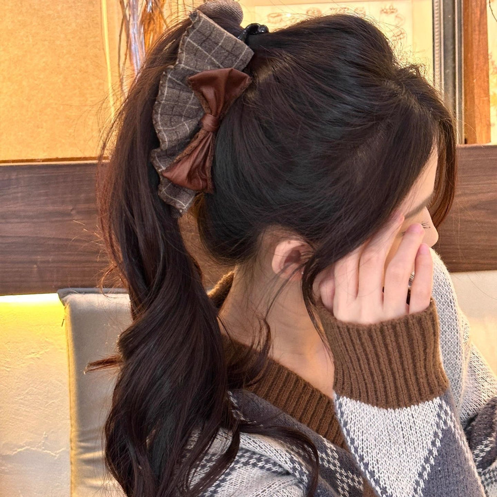 Élégant Sophisticé style Bun Ponytail Clip pour le dos de la tête