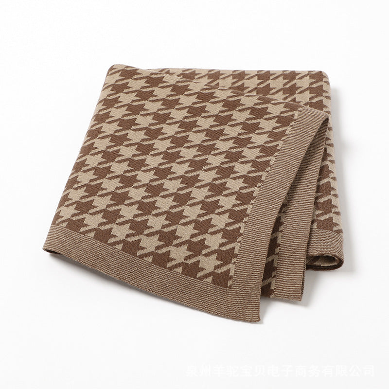 Jacquard Knit Baby Blanket