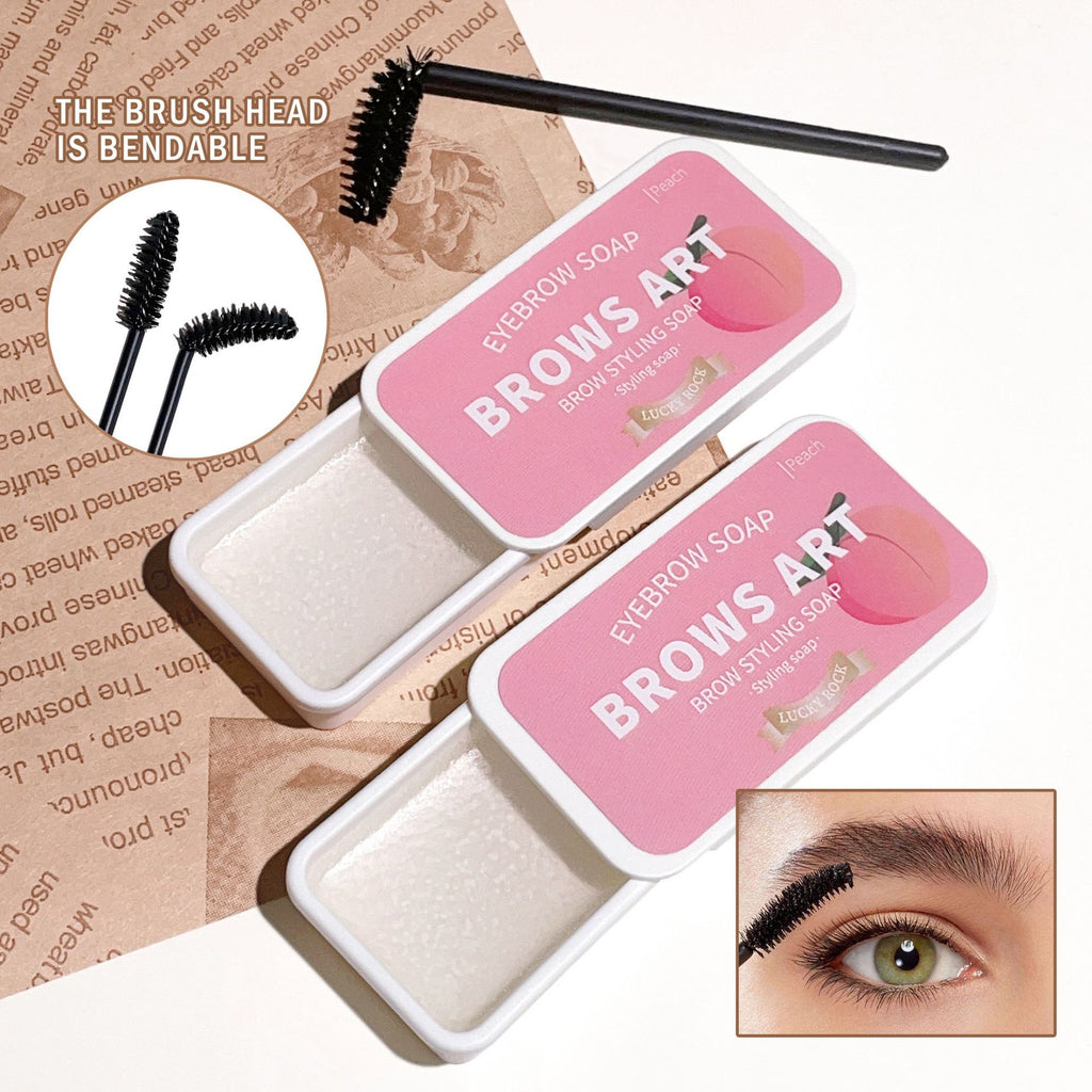 Iron Box Portable Crème de collage des cheveux de sourcils légers tridimensionnels