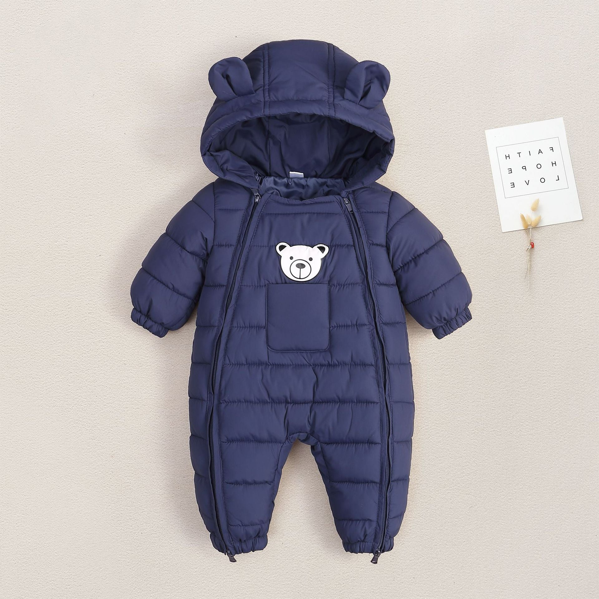 Veste en coton rembourrée d'une seule pièce
