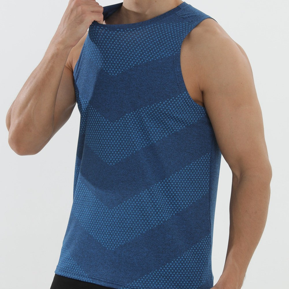 Sous-vêtement sans manches de sport de Veste de course pour hommes pour Marathons Piste et terrain