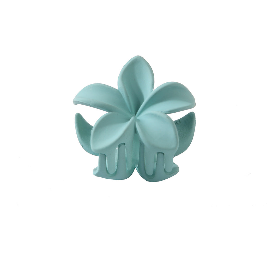 Candy Color Red Feather Solid Color Plastic Flowers Hair Clips