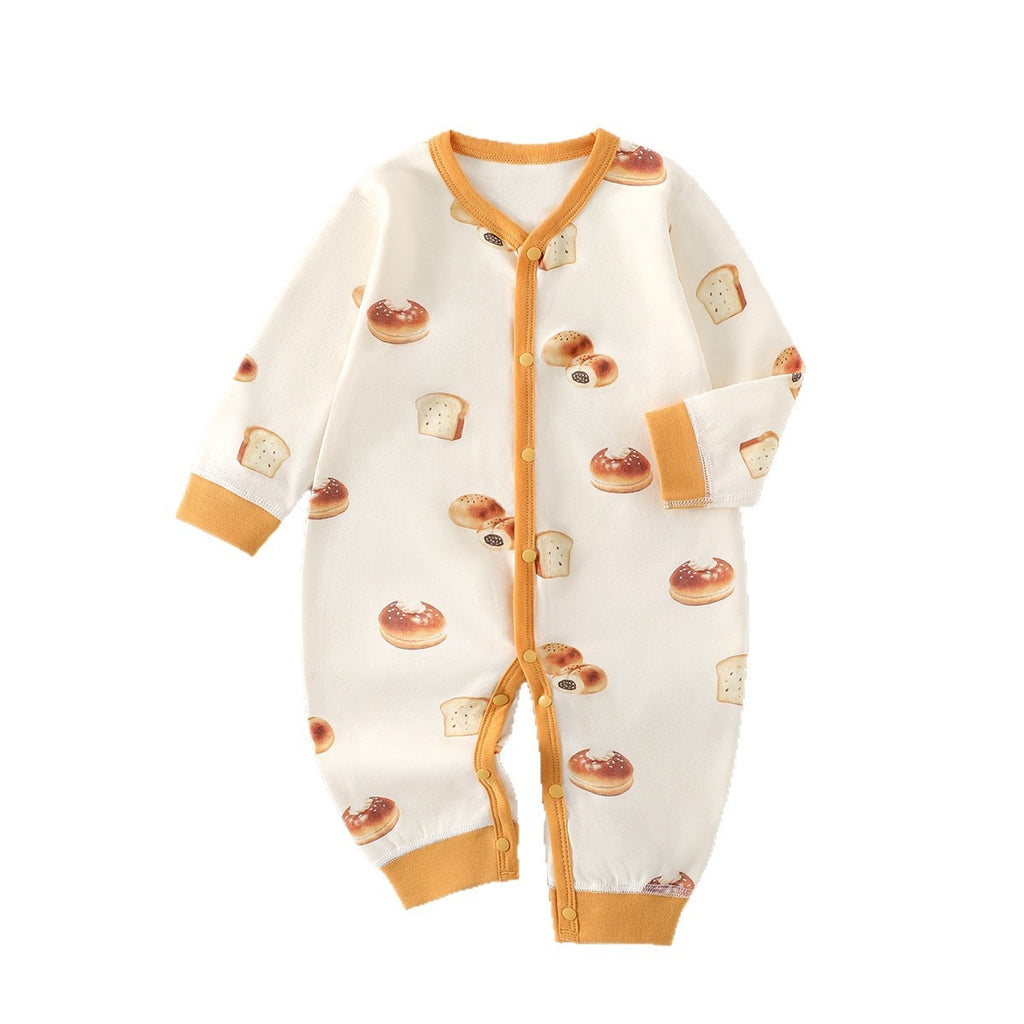 Bébé Romper Printemps Automne Pure Cotton Classe A Combinaison sans couture Crawling Costume Anyang Cloth