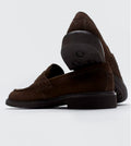 Chaussures en cuir plat en forme de Business Casual Slip-On