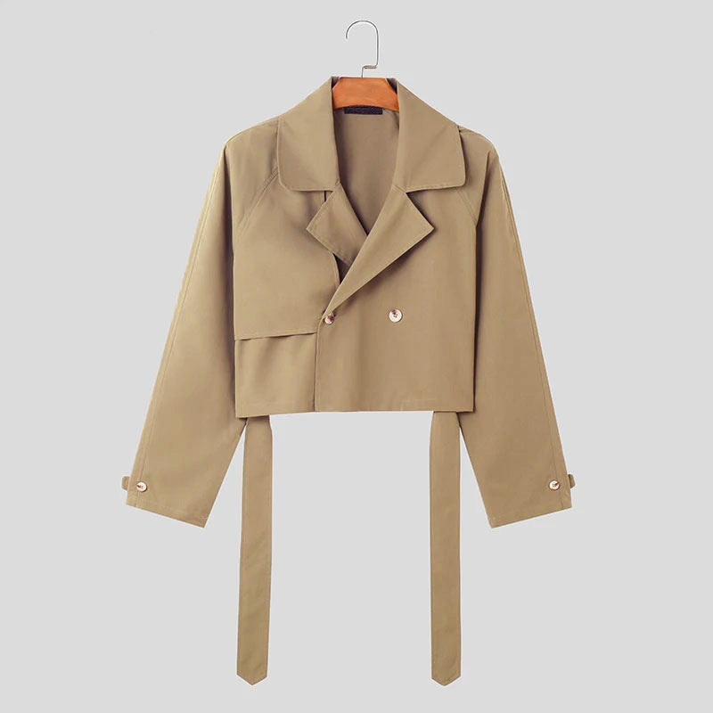 Manteau de trench élégant pour hommes