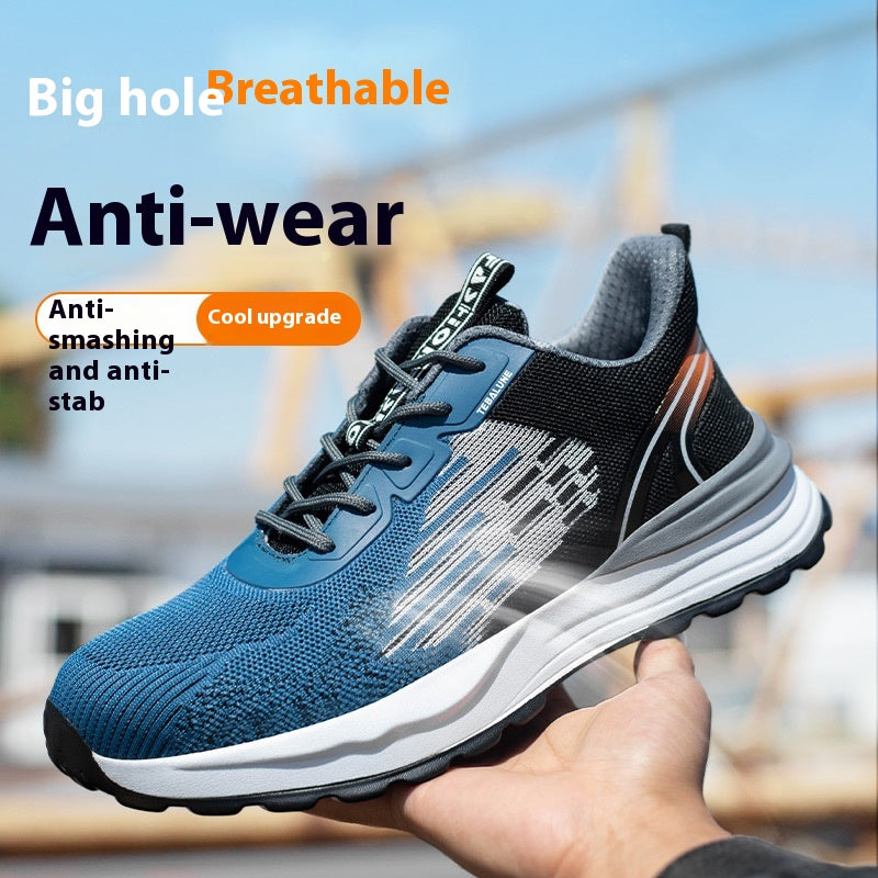 Chaussures de travail antidérapantes, résistantes à l'usure, légères et respirantes pour hommes