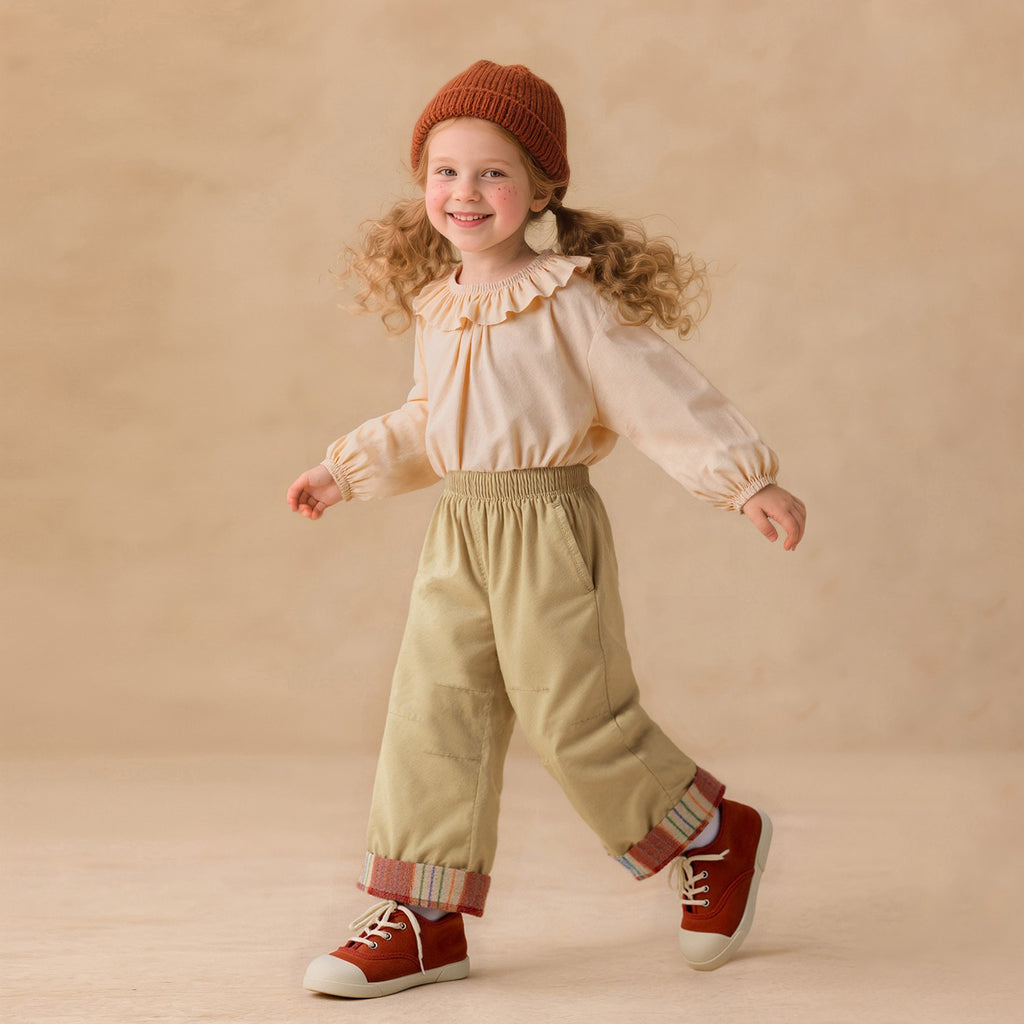 Confortable Loose-fitting Straight-leg Pantalons polyvalents de style coréen