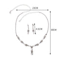 Collier et boucles d'oreilles Zircon