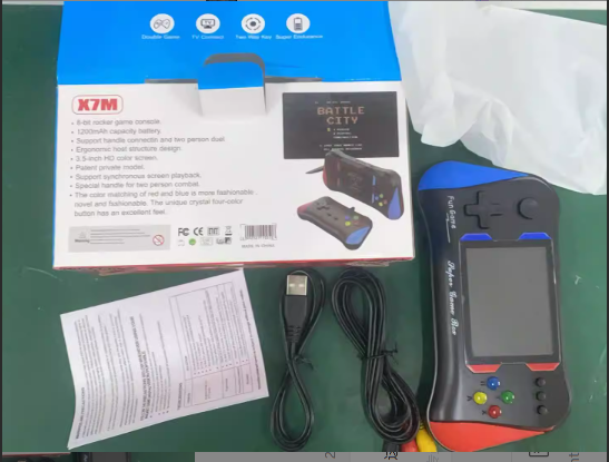 3.5' 500 Jeux Classiques Handheld Retro Video Jeu Console Player Pour Enfants Adultes