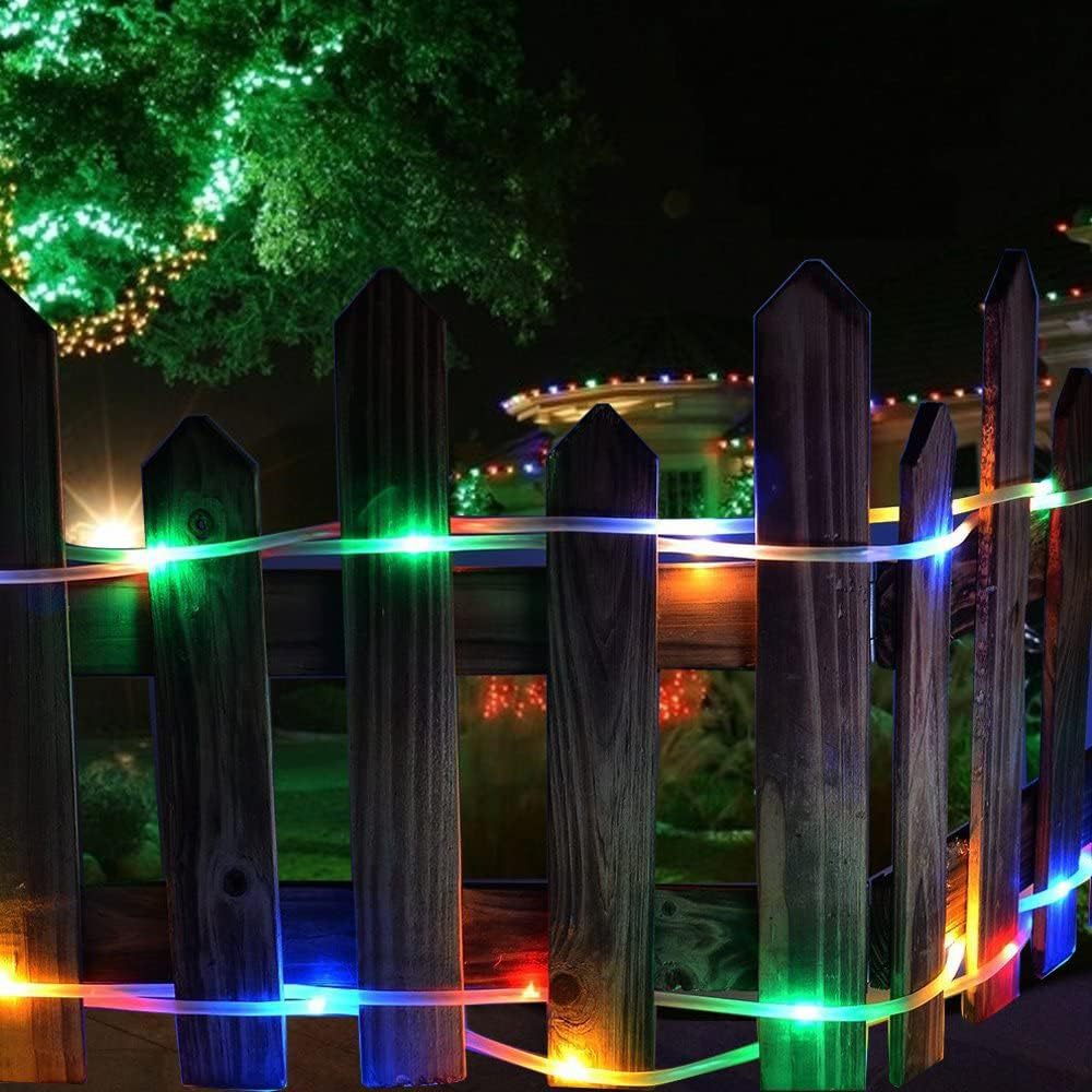 Tube LED Outdoor Waterproof Chaîne décorative bande de lumière solaire