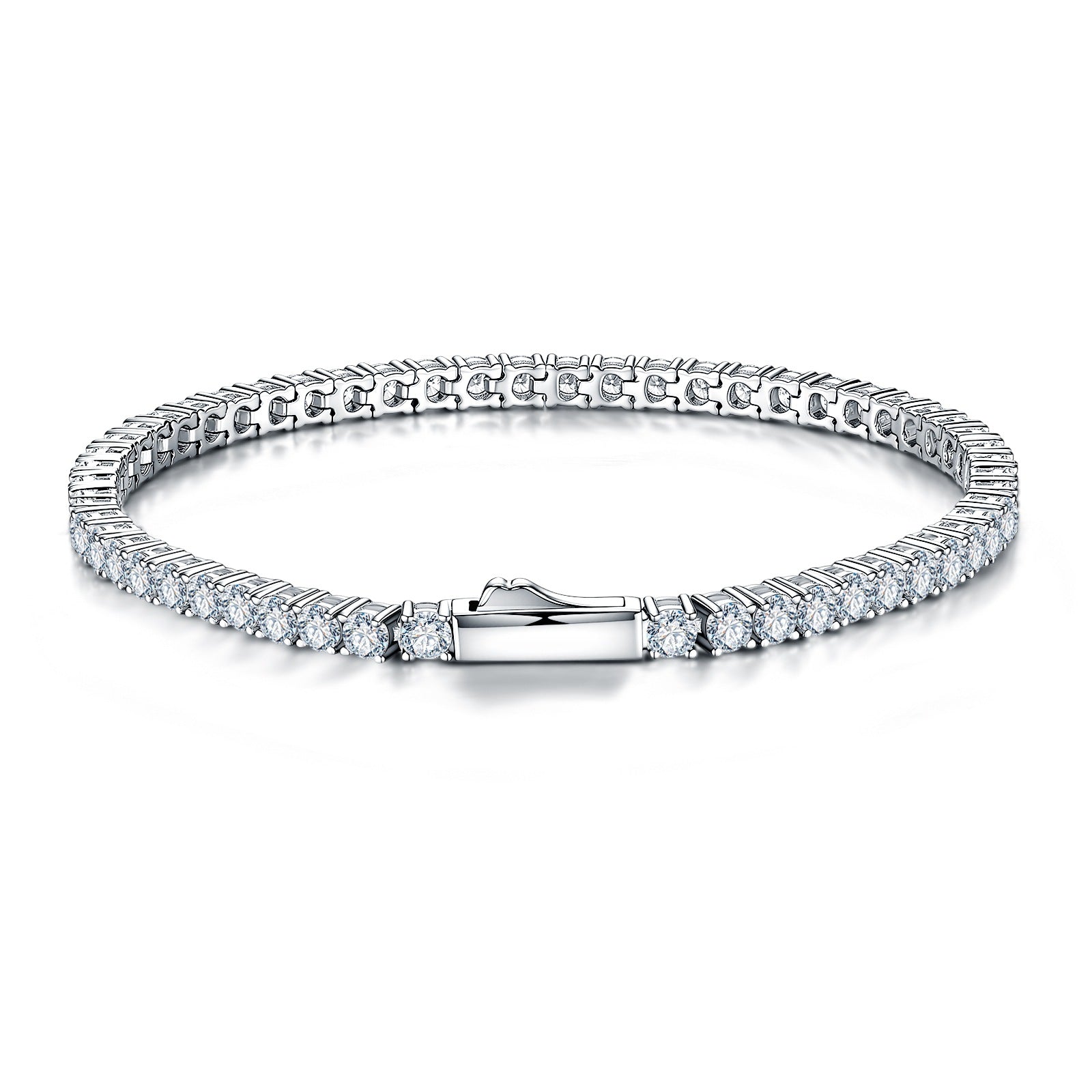 Bracelet de tennis Mozanite pour femmes