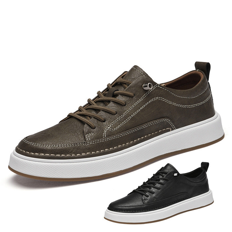Sneakers Casual en cuir simple pour hommes