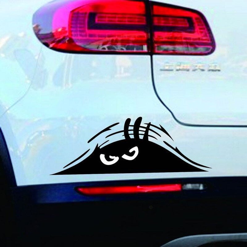 Sticker de voiture de dunes de sable Peeking Elf auto Sticker réfléchissant imperméable
