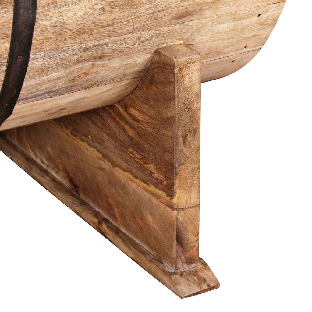 Table de café Bois de mangue massif 88x50x40 cm