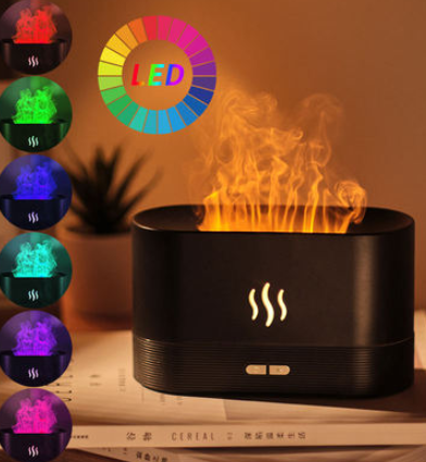 Diffuseur d'aromathérapie avec ampoule de flamme