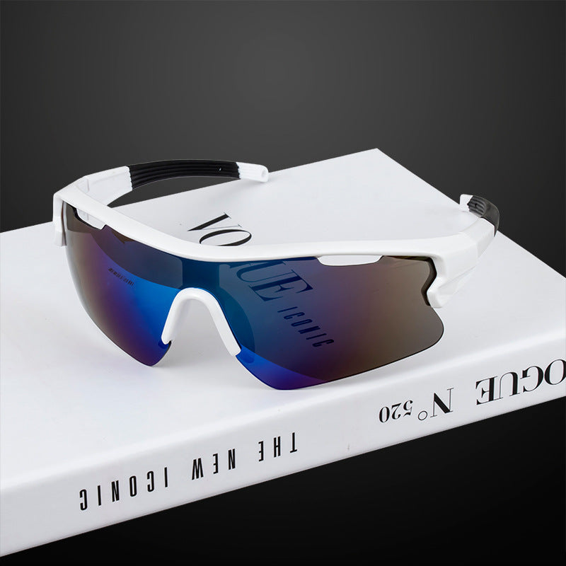 Lunettes de vélo de plein air pour le sport d'équitation Lunettes de soleil en une seule pièce