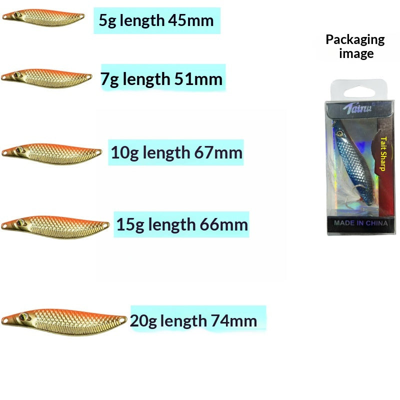 Lure Spinnerbait en forme de poisson