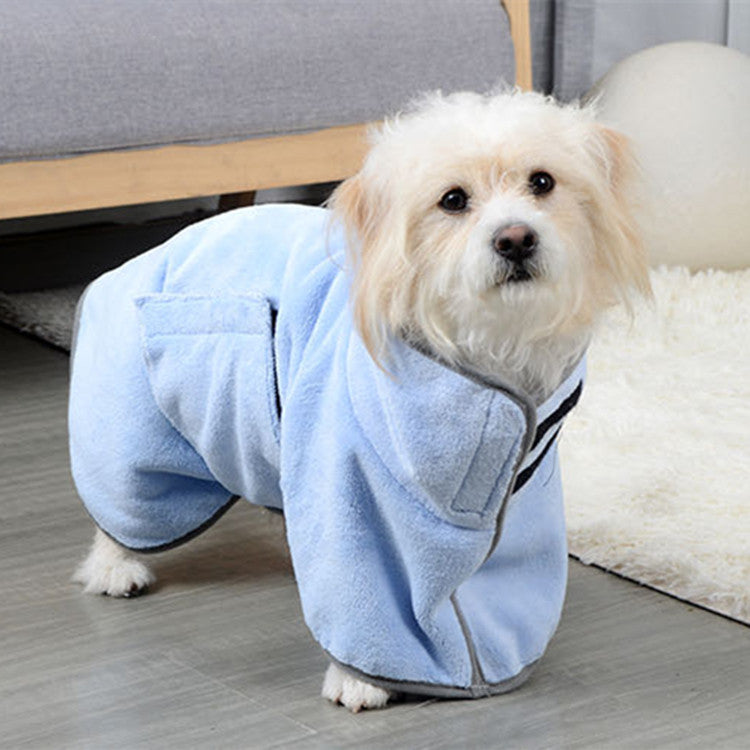Sèche-linge rapide Serviette de bain absorbante chien peignoir Serviette de bain de chien pour chiens chats microfibre