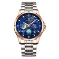 Montres à quartz multifonctions pour hommes lumineux