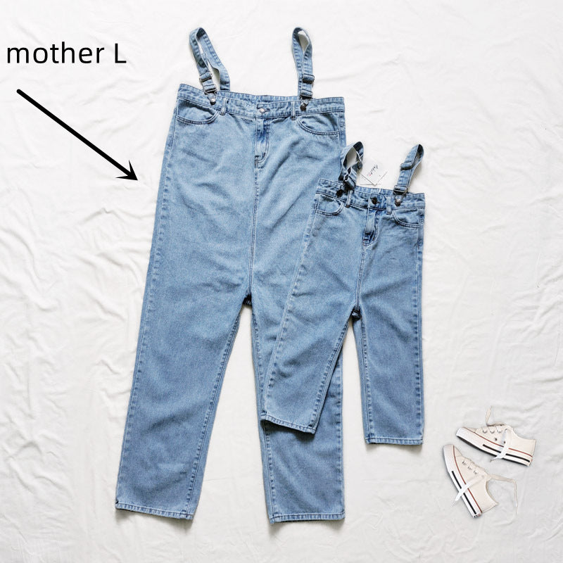 Style coréen Loose High Waist Large Instep Strappy Jeans